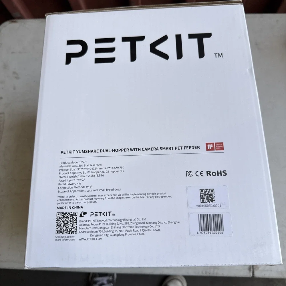 Petkit YumShare Dual-Hopper Smart Pet Food Dispenser